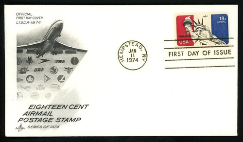 Statue liberty 1974 plane - statue,